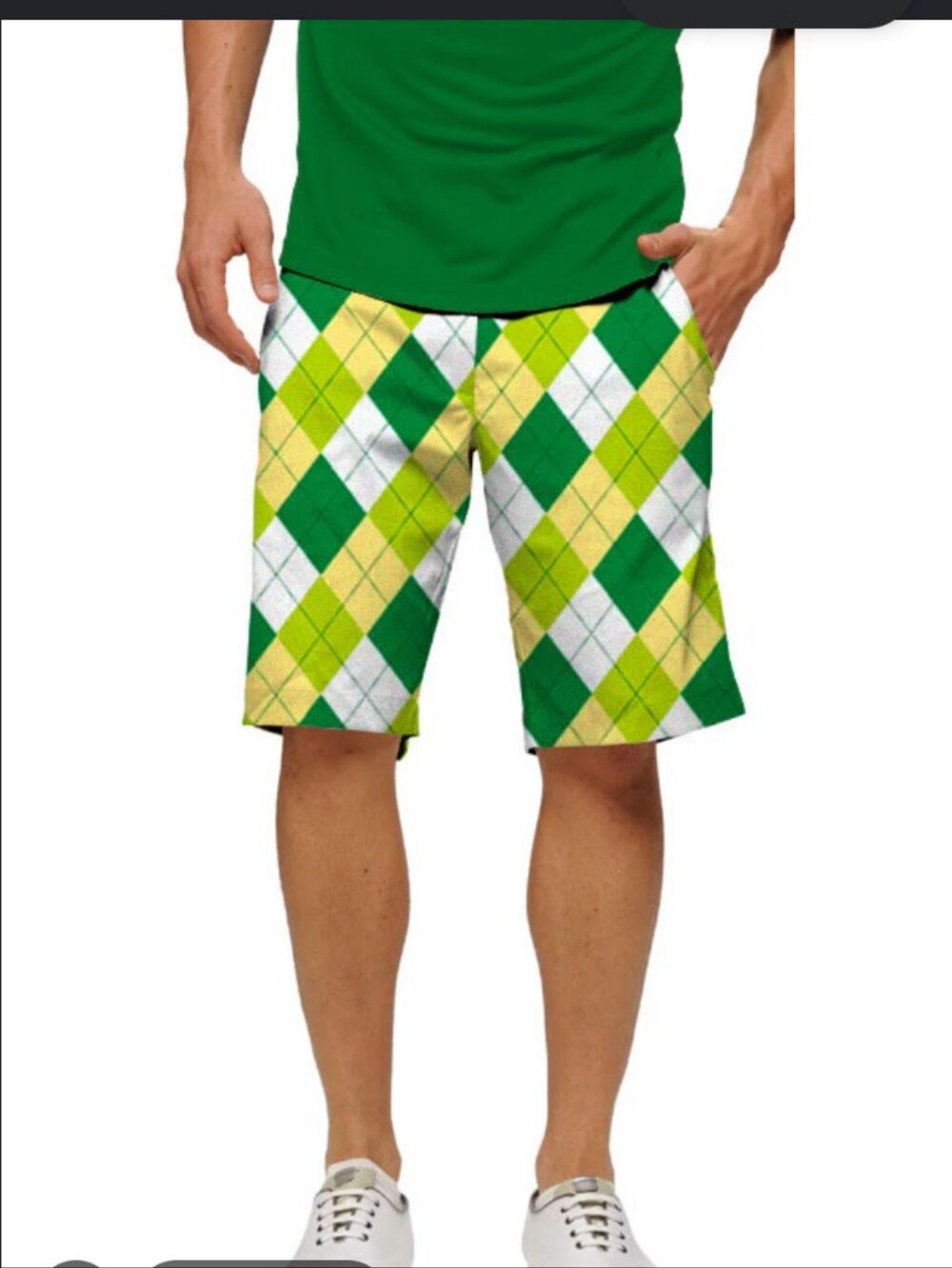 Loudmouth Golf Argyle Heritage Shorts